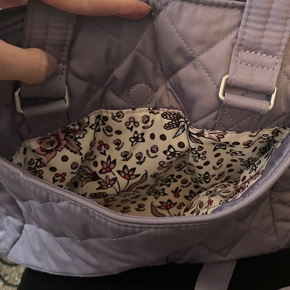 Vera Bradley Lilac Quilted Tote - Picture 5 of 12